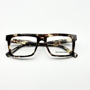 Ermenegildo Zegna Eyeglass Frames XXX15 EZ5199 56P Havana Rectangle 55-18-150